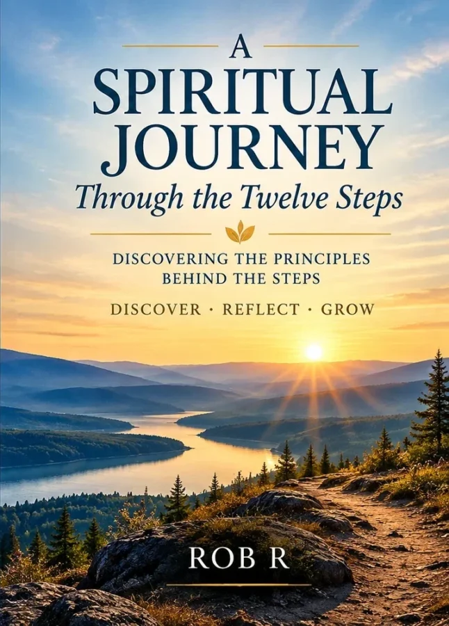 Front cover of A Spiritual Journey Through the Twelve Steps: Discovering the Principles Behind the Steps by Rob R